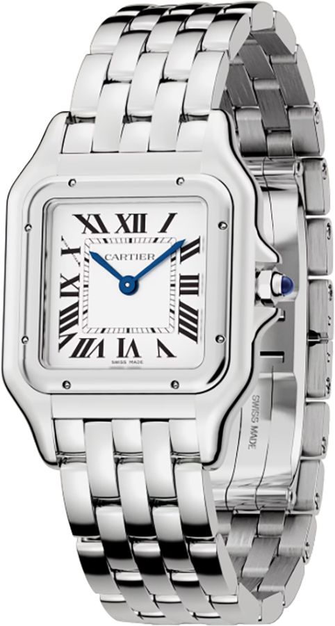 panthere de cartier medium steel quartz womens watch wspn0015 panthere de cartier medium steel quartz womens watch wspn0015