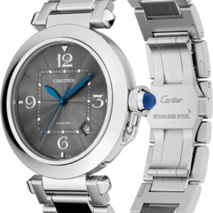 pasha 41mm automatic stainless steel mens watch wspa0026