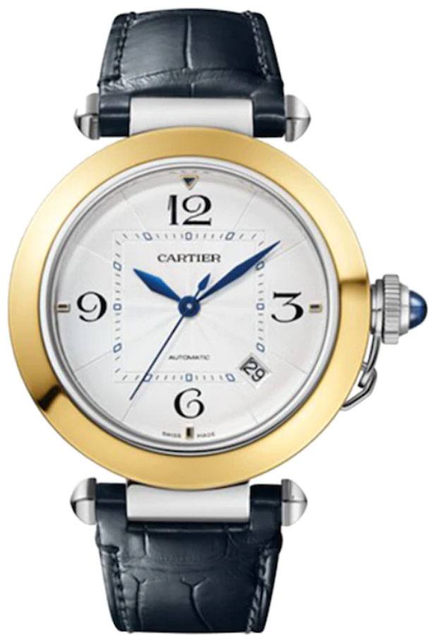 pasha yellow gold steel automatic mens watch w2pa0009 pasha yellow gold steel automatic mens watch w2pa0009