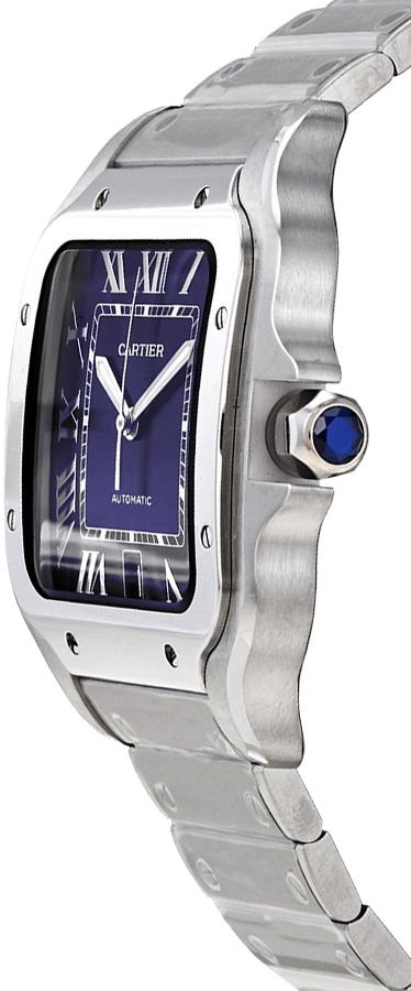santos de cartier blue dial mens watch wssa0013 santos de cartier blue dial mens watch wssa0013