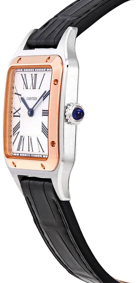 santos dumont large silver dial mens watch w2sa0011 santos dumont large silver dial mens watch w2sa0011