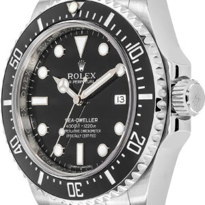 sea dweller 4000 black dial oystersteel mens watch 116600 0003