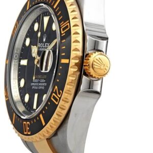 sea dweller black dial oyster bracelet mens watch 126603 0001