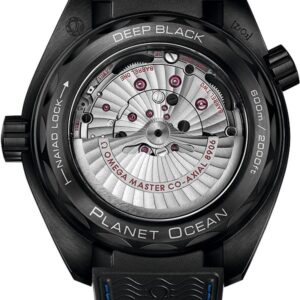 seamaster planet ocean deep black automatic mens watch 21592462201002