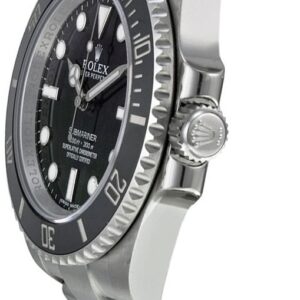 submariner black dial oystersteel mens diving watch 114060 0002