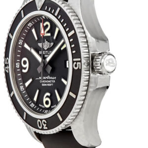superocean 42 mens black watch a17366021b1s1