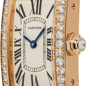tank americaine solid 18k rose gold womens watch wb7079m5