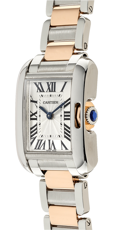 tank anglaise silver dial womens watch w5310036 tank anglaise silver dial womens watch w5310036
