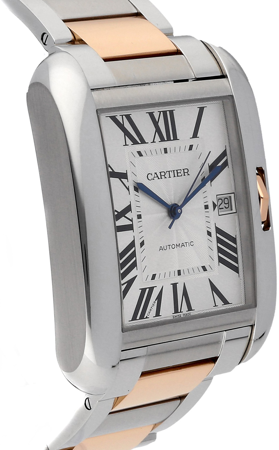tank anglaise solid 18k rose gold steel luxury watch w5310006 tank anglaise solid 18k rose gold steel luxury watch w5310006