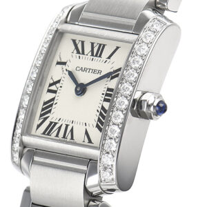 tank francaise diamond stainless steel womens watch w4ta0008