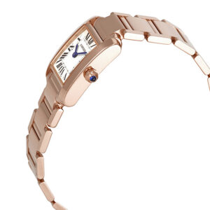 tank francaise small 18k rose gold womens watch wgta0029