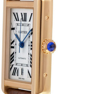 tank solo solid 18k rose gold watch w5200026