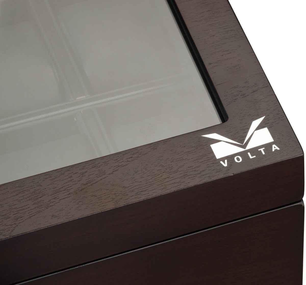 volta 15 compartment wood watch box with extra storage for organized timepieces 2 volta 15 compartment wood watch box with extra storage for organized timepieces 2