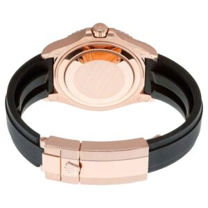 yacht master 37 18k everose gold unisex luxury watch 268655 0017